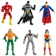 DC Comics, Justice League 4-Inch Action Figures 6-Pack