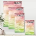 thumbnail image 4 of Designart ' Abstract Sunset With Pink Green and Beige ' Modern Canvas Wall Art Print, 4 of 4