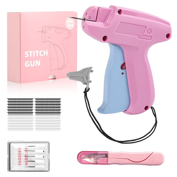 ROSYNEY Tagging Gun for Clothing, Retail Pricing Tag Gun Kit with 1000 Barbs Fasteners & 6 Needles