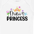 thumbnail image 4 of Inktastic Mimi's Princess Crown and Flowers Girls Baby Bodysuit, 4 of 5