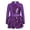 Purple, variant on Girls Sparkle Sequins Dance Outfit Kids Latin Hip Hop Jazz Dancewear Mesh Long Sleeve Glitter Dress with Shorts Set 金色