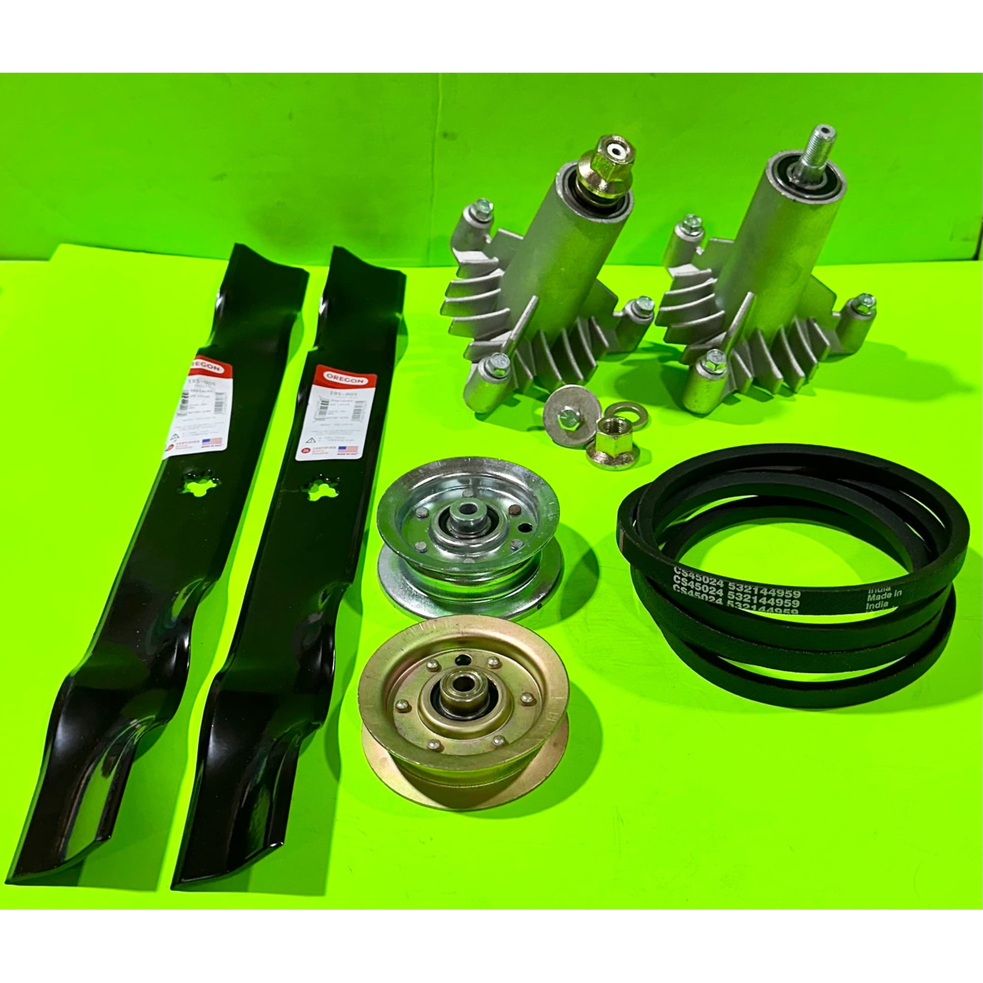 Sears Craftsman LT3000 42 Mower Deck Kit (Spindles Mulching Blades Belt Idlers)