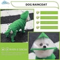 thumbnail image 3 of Imperméable pour Chiot avec Capuche, Poncho pour Chien Imperméable Veste Légère pour Chien, 3 of 5