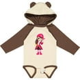 thumbnail image 3 of Inktastic Pirate Captain Girls Long Sleeve Baby Bodysuit, 3 of 5