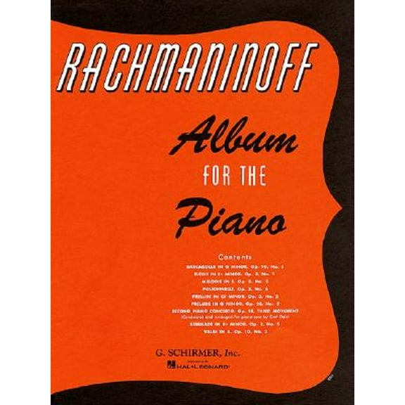 Album for Piano: Piano Solo