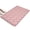 Pink Christmas Snowman, variant on Pink Christmas Santa Pattern Flannel Non Slip Door Rugs,Washable Door Mats Indoor,Decorative Door Mats,Dirt-Resistant and Absorbent Doormat for Entrance,Bedroom,Kitchen,Bathroom,23.5x16in(60x40cm)