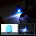 thumbnail image 6 of 6Pack Badge Reel Pen Retractable Pens Clip with Mini Highlighter Nurse Pens Neon Marker Pen LED Keychain Key Ring, 6 of 6