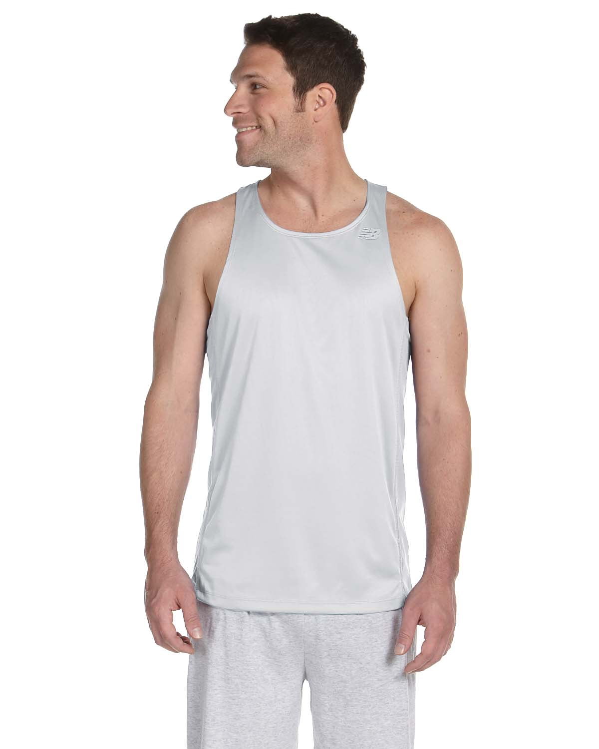 Tempo Running Singlet - WHITE 