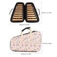 thumbnail image 3 of 16 Keys Glockenspiel 16-Note Aluminum Plate Xylophone Early Musical Percussion Instrument with Case Mallets for Music Sense Development, 3 of 7