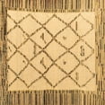 thumbnail image 1 of Ahgly Company Indoor Square Solid Brown Modern Area Rugs, 7' Square, 1 of 4