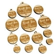 thumbnail image 1 of Thank You For Your Order Formal Wood Mini Charms Shapes DIY Craft Jewelry - With Hole - 20mm (15pcs), 1 of 7