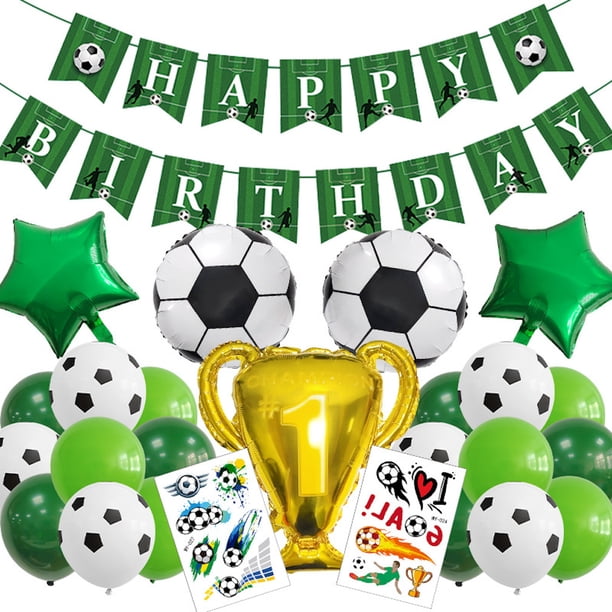 Kit de globos para fiesta de cumpleaños de la Copa Mundial de Fútbol, 26 unidades