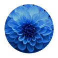 thumbnail image 4 of JEUXUS Large Flowers Outdoor Fitted Round Tablecloth, Polyester Fiber, Multiple Sizes, Machine Washable White, 4 of 8