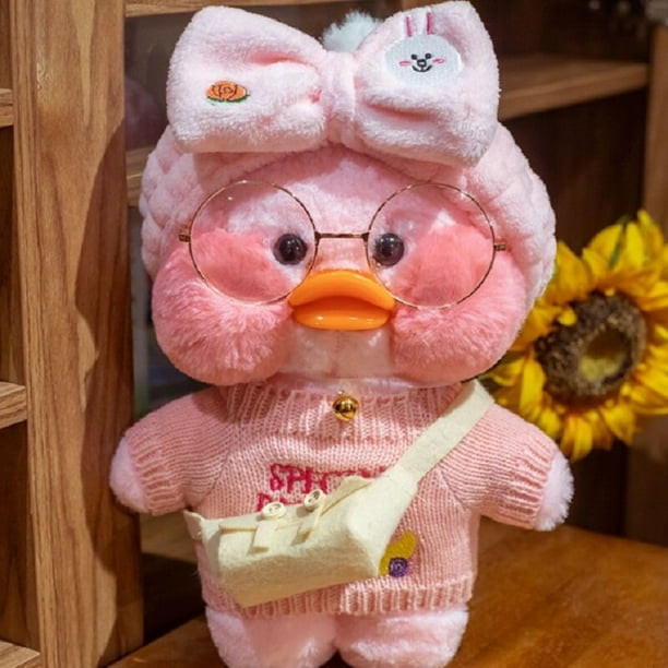 30cm Little Yellow Duck Lalafanfan Ducks Plush Soft Toys Lalafanfan Doll Plush Toy Korean Netred Wearing Hyaluronic Acid DrakeQ0006830 He Qiyong unisex