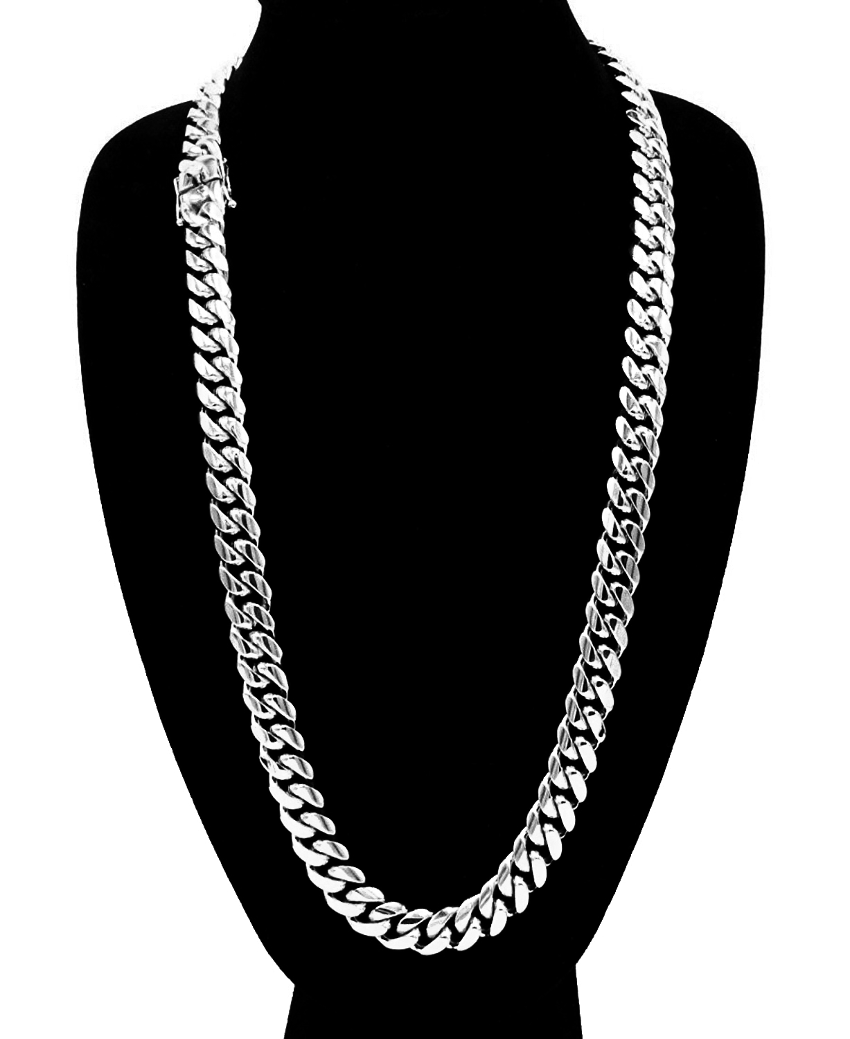 14k gold ep cuban mens necklace 12mm wide 84 grams