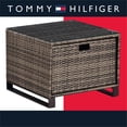 thumbnail image 1 of Tommy Hilfiger Oceanside Table d'Appoint Extérieur avec Rangement, Brun, 1 of 12