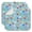 Pioneer Flower Floral, variant on Pioneer Flower Floral Print Pattern Kitchen Dish Drying Mat 1 Pack, Ultra Absorbent Microfiber Drainer Mat, 16"x18"