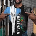 thumbnail image 2 of 2026 Soccer Cup Graphic Jersey for Men, Short Sleeve Crew Neck Tee with Player Silhouette & Watercolor Flag for Streetwear & Fan Gathering Black 16, 2 of 7