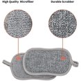 thumbnail image 2 of Washable Dishwashing Sponges, 6 Double-Sided Non-Scratching Scratching Pads Antibacterial Microfiber Sponge Kitchen Cleans All Surfaces Effectively. Ideal For Plates, Pans., 2 of 5