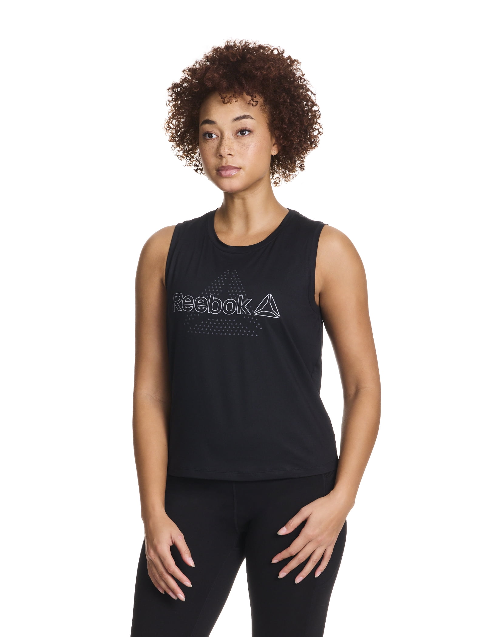 Reebok Women's Sprinter Cropped Tank Top, Sizes XS-XXXL