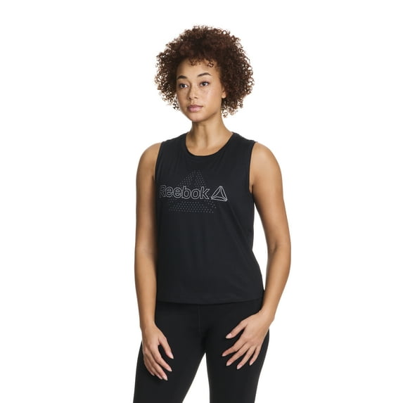 Reebok Women's Sprinter Cropped Tank Top, Sizes XS-XXXL