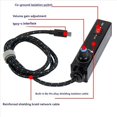 thumbnail image 2 of 2X Aislador de Audio USB Tipo C XLR con Ajuste de Volumen Filtro de Reducción de Ruido Aislador de Bucle de para Todos los Micrófonos Dinámicos, 2 of 9
