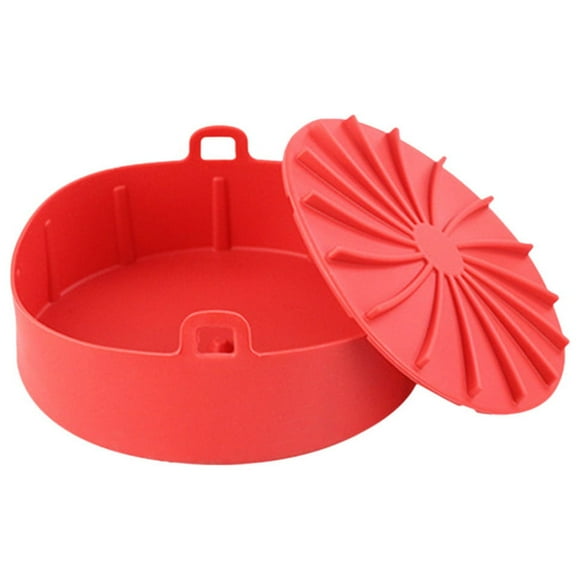 Herramientas y mejoras para el hogar Cesta Freidora Multifuncional Accesorios Bandeja para Freidora Utensilios para Hornear Antiadherentes de Fácil Limpieza Olla para Freidora Utensilios para Hornear