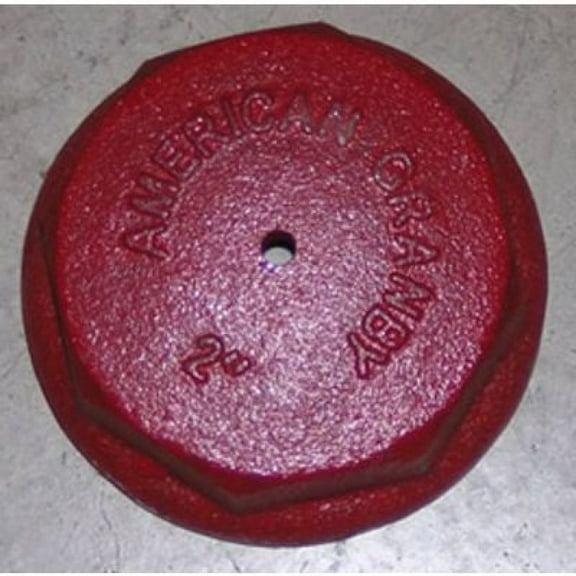 American Granby Drive Cap for Well Point Forged Steel Vented 2" Wide x 3/4" High