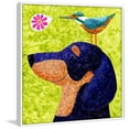 thumbnail image 3 of Marmont Hill - "Up Birds Scope" by Janet Nelson Floater Framed Painting Print on Canvas, 3 of 5