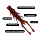 thumbnail image 5 of Eigraketly Cebos Señuelos falsos blandos Agua salada Agua dulce Agua de mar Crankbait Pesca en el río Pescar Naranja Eigraketly OD020936-02, 5 of 6
