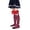 Dark Blue, variant on Kids Christmas Socks, 2 Pairs Warm Knee High Long Striped Over the Knee Stockings with Bow for Boys Girls