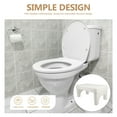 thumbnail image 5 of OUNONA  PP White Toilet Step Stool for Easier Bowel Movements, 5 of 7