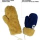 thumbnail image 3 of pares de guantes para niños y niñas, manoplas con forro polar de invierno para niños, guantes de punto gruesos y cálidos con cordón, 3 of 7