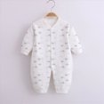 thumbnail image 2 of CAUYDY Infant Boy Clothes Preemie Pajamas for Girls Newborn Long Sleeved One-Pieces Baby Soft Sleepers Fall Winter 3 6 9 Months 1T 2T Sizes 9-12 Months,White, 2 of 6
