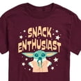 thumbnail image 3 of Star Wars - The Mandalorian Snack Enthusiast Grogu - Men's Short Sleeve Graphic T-Shirt, 3 of 5