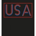 thumbnail image 2 of Americana USA Neon Sign Black Adult Long Sleeve Hoodie-XL, 2 of 3