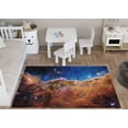 thumbnail image 2 of Cosmic Cliffs Rugs Thick Rugs, Cosmic Cliffs Rugs, View Rugs, James Webb Space Telescope First Image Rugs, Machine Washable Rugs, Home Decor, 5.9'x9.2' - 180x280 cm, 2 of 8