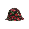 thumbnail image 2 of TopHeadwear 6-Panel Bucket Hat - Strawberries - Black, 2 of 2