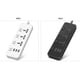 thumbnail image 4 of Us//eu Power Strip 5v2.1a Surge Protector With 3 Outlets & 3 Usb Ports, 4 of 5