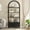 Black, variant on 4 Tier Bookshelf, Arched Bookcase with Cabinet, 71.5" Tall Industrial Book Shelf with Metal Frame, Freestanding Display Shelving Bookshelf