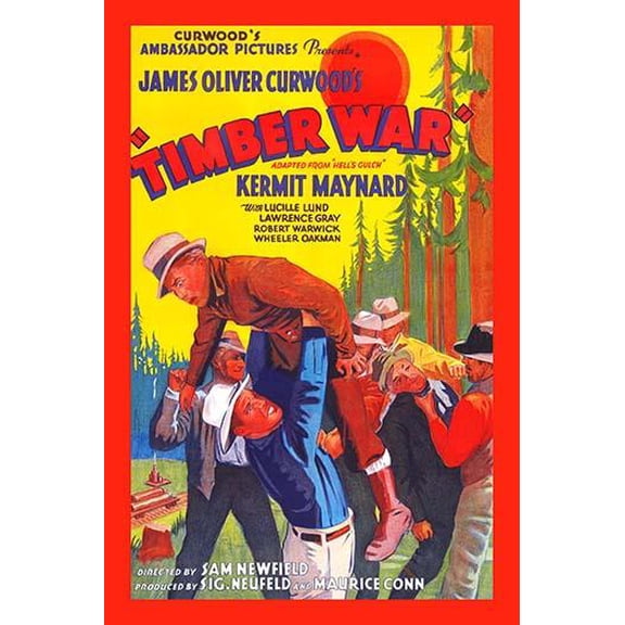 Timber War-Fine Art Canvas Print (20" x 30")