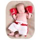 thumbnail image 1 of Trajes para sesión de fotografía de bebé recién nacido, lindo estilo boxeo, traje de ganchillo, guantes, pantalones para niña, accesorios para fotos de niño, 1 of 1