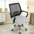 thumbnail image 5 of Elastic Stretch Office Chair Covers Super Fit Polyester Slipcovers for Computer Desk Chairs, Anti-Dust Removable Washable Seat Protector Cover for Home Office Kitchen Dining Furniture, 5 of 6