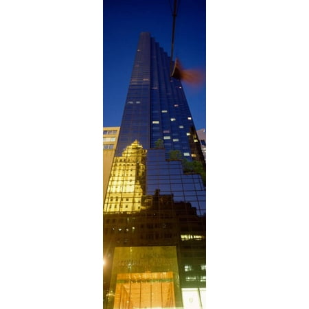 New York City Skyscrapers (View of a Skyscraper, Trump Tower, Fifth Avenue, Manhattan, New York City, New York State, USA Print Wall Art By Panoramic)