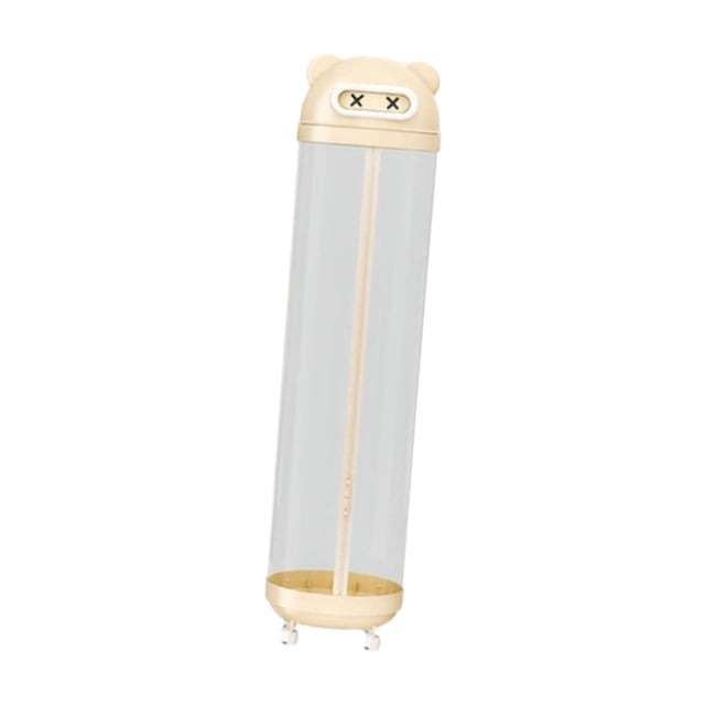 Caja de almacenamiento de caja de juguetes contenedor portátil estable lindo contenedor alto organizador contenedor para guardería rompecabezas de amarillo