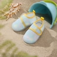 thumbnail image 4 of Entyinea Toddler Boys Girls Water Shoes Breathable Qucik Dry Sport Beach Sandals Lightweight Barefoot Flexible Yellow for 7, 4 of 8