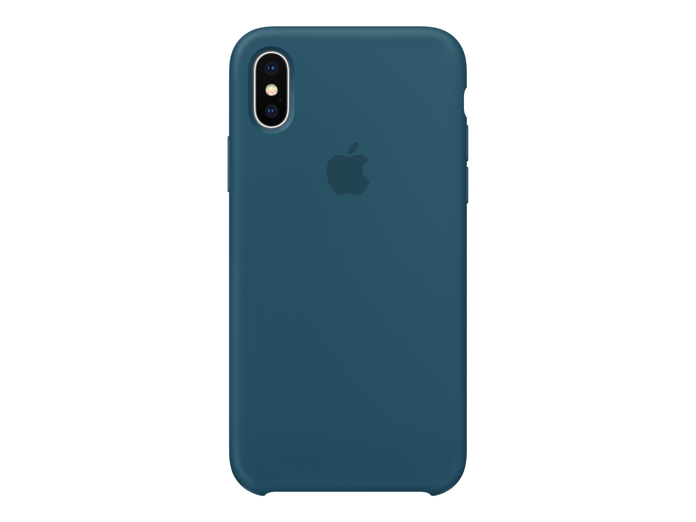 Refurbished Apple MR6G2ZM/A Silicone Case for iPhone X - Cosmos Blue - image 3 of 5
