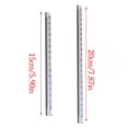 thumbnail image 2 of 2Pcs Clear Triangular Scale Ruler 15cm 20cm Plastic Drawing Ruler Geometry Tool for Measuring Engineering Drawing, 2 of 9