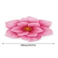 thumbnail image 2 of Yeetfub Welcome Mat for Front Door Outside Entryway Funny Welcome Doormat Non Slip Backing Rugs 3D Special Shaped Flower Floor Door Mat Indoor Rugs Diameter 100cm Multicolor 40"x40", 2 of 5