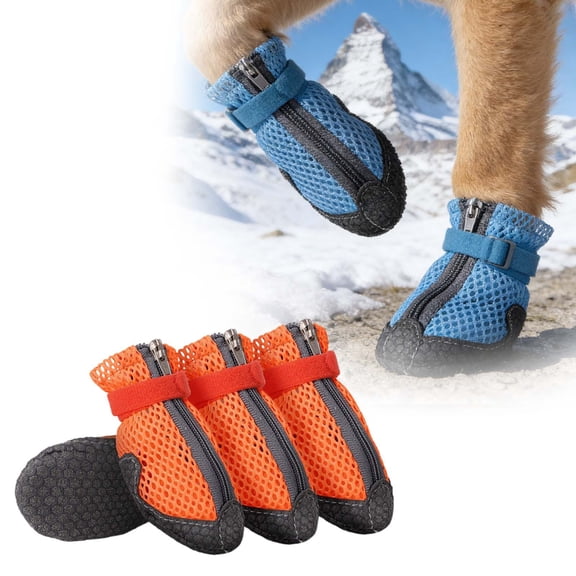Breathable Pet Shoes with Stylish Cute and Cats Lightweight All-Season Footwear to During Indoor and Outdoor Outings Easy to Wear and Clean for